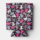 Rafraichisseur De Cannettes motif avec chats kawaii doodle mignon 3 (Devant)