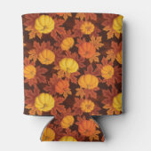 Rafraichisseur De Cannettes Motif avec citrouille et érable d'automne (Dos)
