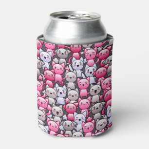 Rafraichisseur De Cannettes motif avec les chats mignons 2 de griffonnage de