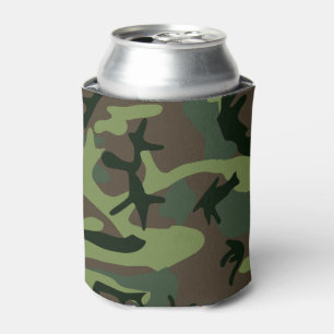 Rafraichisseur De Cannettes Motif de brun de vert de Camo de camouflage