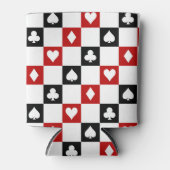 Rafraichisseur De Cannettes Motif de costume de poker peut refroidir (Devant)