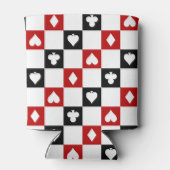 Rafraichisseur De Cannettes Motif de costume de poker peut refroidir (Dos)