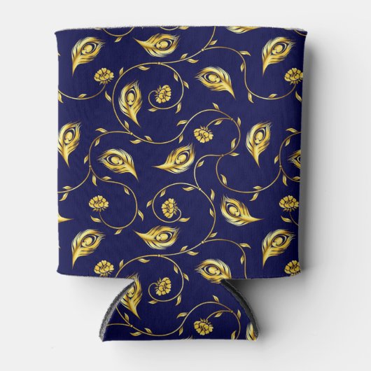 Rafraichisseur De Cannettes Motif de Peacock Sari (Devant)