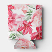 Rafraichisseur De Cannettes Motif floral d'aquarelle (Dos)