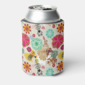 Rafraichisseur De Cannettes Motif floral de style rétro (Can Dos)