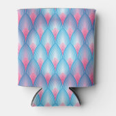 Rafraichisseur De Cannettes Motif Pétal turquoise Et Rose (Devant)