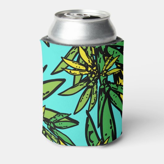 Rafraichisseur De Cannettes Motif Plante Tropical Exotic (Can Dos)