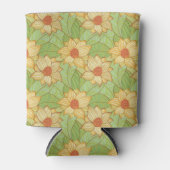 Rafraichisseur De Cannettes Motif Retro Magnolia (Devant)