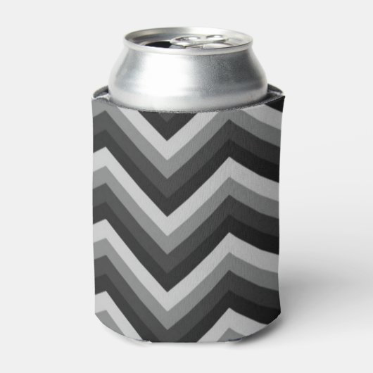 Rafraichisseur De Cannettes Motif Retro Zig Zag Chevron (Can devant)