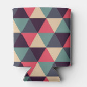 Rafraichisseur De Cannettes Motif Triangle turquoise Et Rose (Dos)