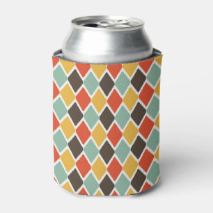 Rafraichisseur De Cannettes Motif tribal de mode d'ikat moderne