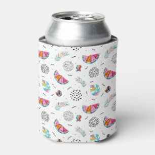 Rafraichisseur De Cannettes Motif tropical d'été de style de Memphis