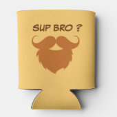 Rafraichisseur De Cannettes Moustache Brown amusante (Dos)