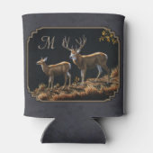 Rafraichisseur De Cannettes Mule Deer Buck et Doe Grey Custom (Dos)