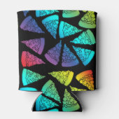 Rafraichisseur De Cannettes Neon Rainbow Pizza Lover (Dos)