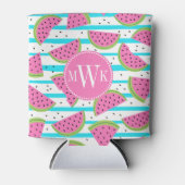 Rafraichisseur De Cannettes Neon Watermelon on sur Stripes Motif (Devant)
