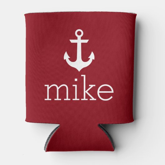 Rafraichisseur De Cannettes Nom avec Ancre (Devant)