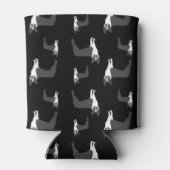 Rafraichisseur De Cannettes Nom personnalisé black boston terrier (Dos)