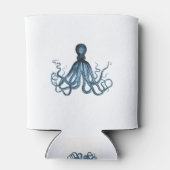 Rafraichisseur De Cannettes Octopus kraken nautique plage côtière bleu (Dos)