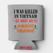 RAFRAICHISSEUR DE CANNETTES ORANGE DE L'AGENT (Dos)