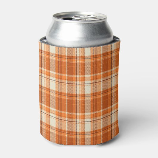 Rafraichisseur De Cannettes Orange plaid (Can devant)