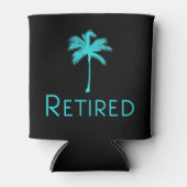 Rafraichisseur De Cannettes Palmier de vacances à la retraite (Devant)