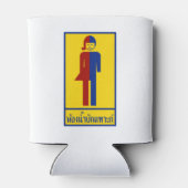 Rafraichisseur De Cannettes Panneau thaïlandais ⚠ toilettes Ladyboy ⚠ (Dos)