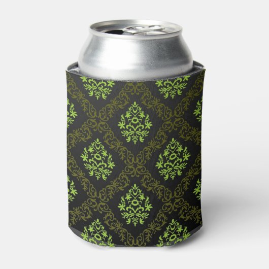 Rafraichisseur De Cannettes Papier peint Floral Vert (Can devant)