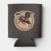 Rafraichisseur De Cannettes Patch Flying Moose Aviation (Devant)