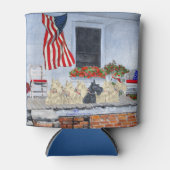 Rafraichisseur De Cannettes Patriotique Scottish Terriers (Devant)