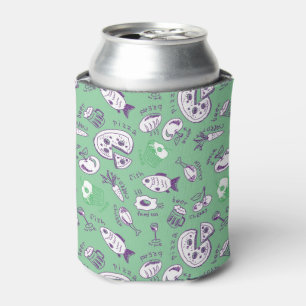 Rafraichisseur De Cannettes Pattern with food