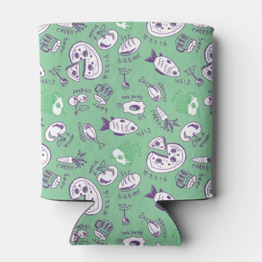 Rafraichisseur De Cannettes Pattern with food (Dos)