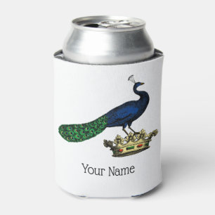 Rafraichisseur De Cannettes Peacock héraldique Vintage stylisé sur Couronne C