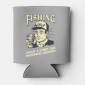 Rafraichisseur De Cannettes Pêche : Le Sport Encourage La Boisson (Devant)