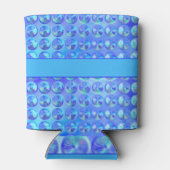 Rafraichisseur De Cannettes Perles bleu verre (Dos)