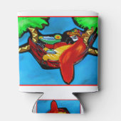 RAFRAICHISSEUR DE CANNETTES PERROQUET DE FÊTE (Dos)