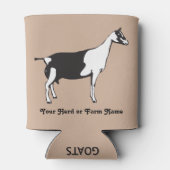 Rafraichisseur De Cannettes PERSONNALISER Week-end Prévision Milking Chèvre al (Dos)