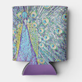 Rafraichisseur De Cannettes Peut refroidir avec un Peacock Turquoise (Devant)