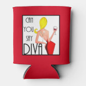 Rafraichisseur De Cannettes "Peux-tu dire DIVA ?" (Devant)