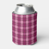 Rafraichisseur De Cannettes Pixel Plaid_Magenta-Noir (Can devant)