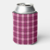Rafraichisseur De Cannettes Pixel Plaid_Magenta-Noir (Can Dos)