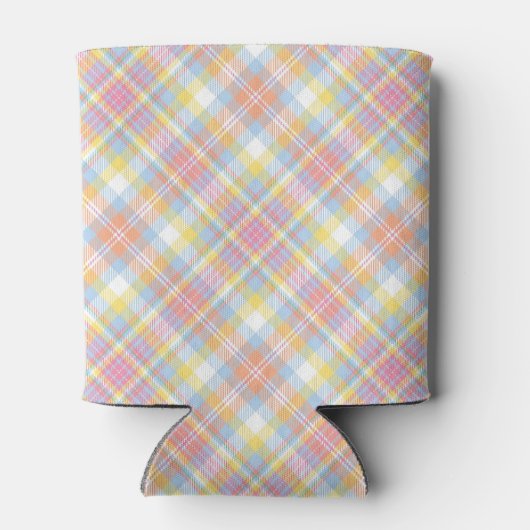 Rafraichisseur De Cannettes Plaid Pastel (Dos)