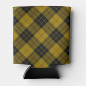 Rafraichisseur De Cannettes Plaque noire jaune tartan MacLeod (Devant)