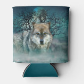 Rafraichisseur De Cannettes Pleine lune de loup dans le brouillard (Devant)