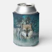 Rafraichisseur De Cannettes Pleine lune de loup dans le brouillard (Can Dos)