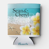 Rafraichisseur De Cannettes Plumeria Beach Can Cooler (Devant)