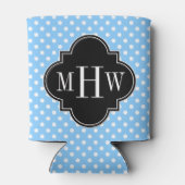 Rafraichisseur De Cannettes Pois blancs 3I Monogramme (Dos)