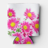 Rafraichisseur De Cannettes Poissons roses / Bouquet Asters + vos idées (Devant)