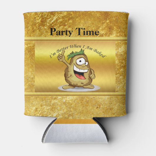 Rafraichisseur De Cannettes Potates de caractère avec poils verts (Devant)