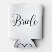 Rafraichisseur De Cannettes Poussée de mariée à refroidissement avec initiale (Devant)